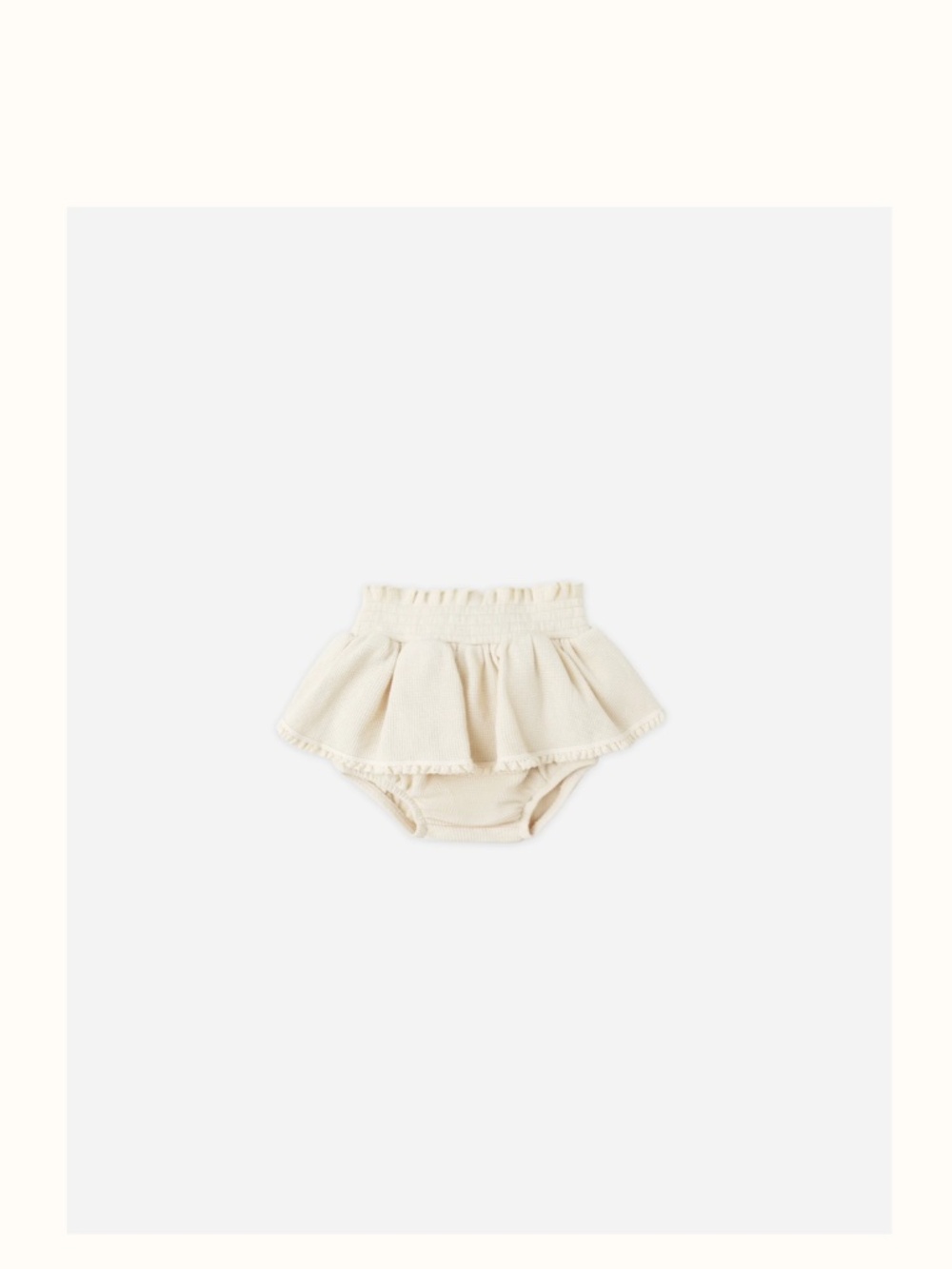 Quincy Mae 2-3Y Skirted Bloomer in Natural